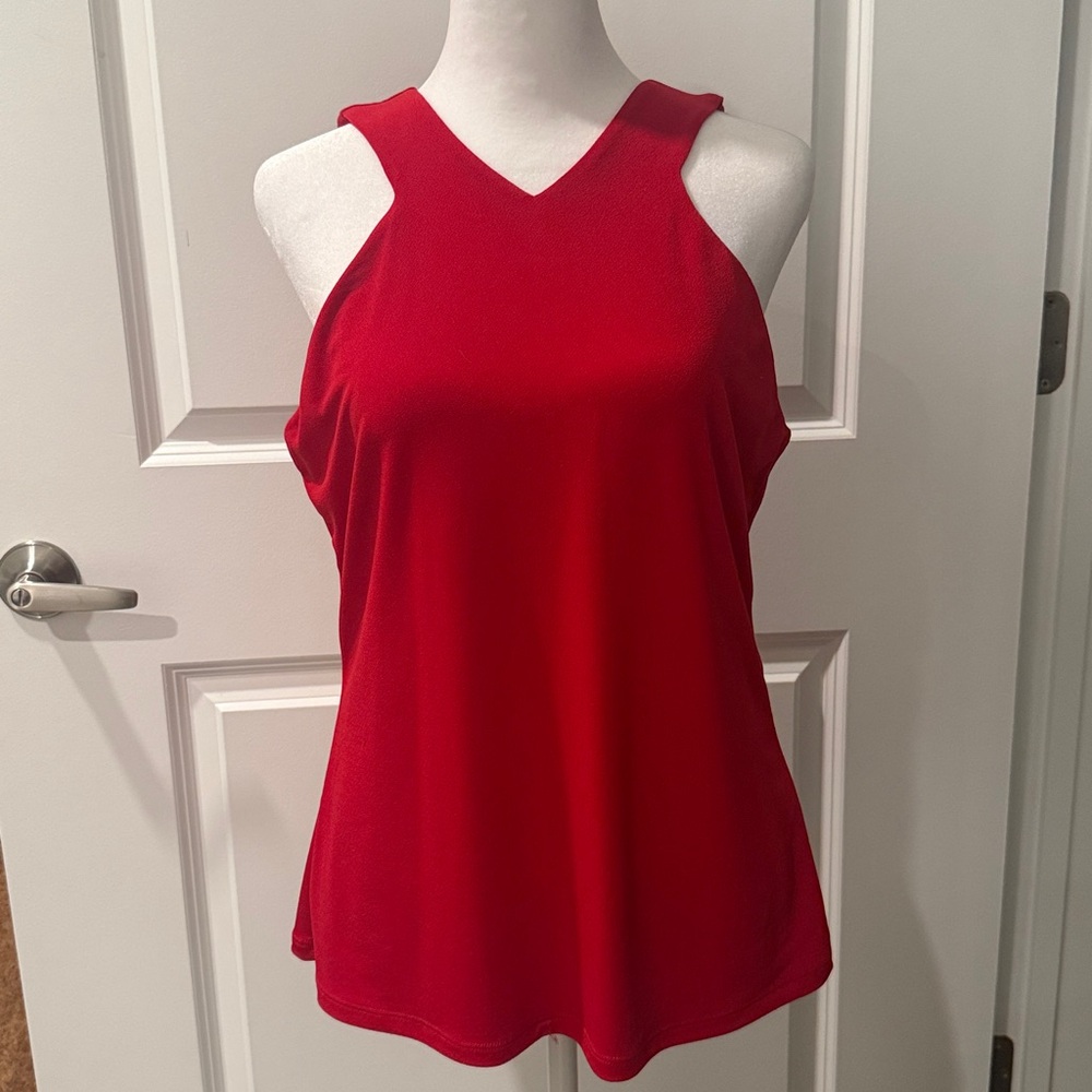 Lauren Ralph Lauren Red Sleeveless Tank Top